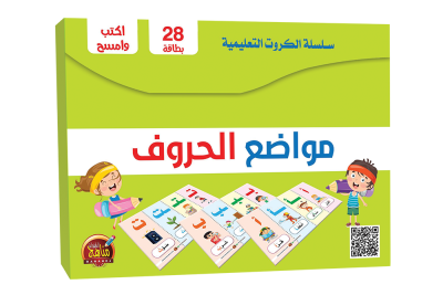 بطاقات – مواضع الحروف